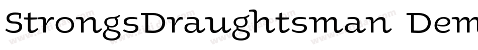 StrongsDraughtsman DemiBold字体转换